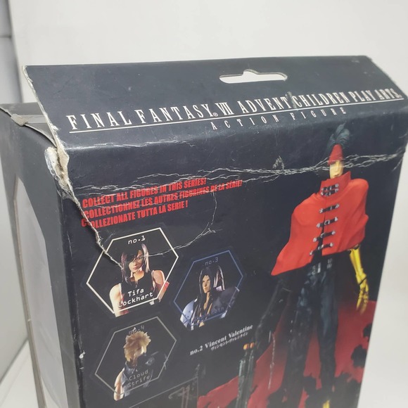 Final Fantasy VII Advent Children Play Arts Vincent Valentine Action Figure NEW - Picture 4 of 6